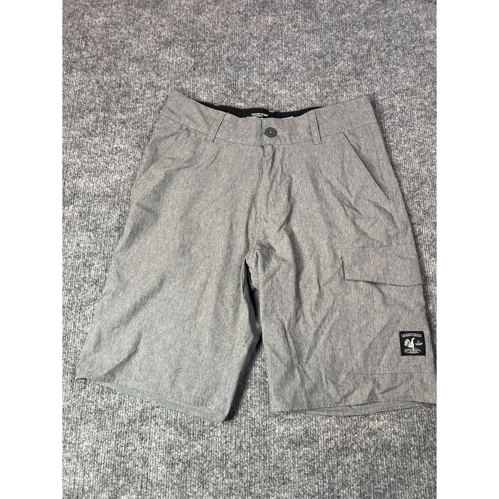 Vans Men's 28 Vanphibian Hybrid Cargo Shorts Gray Quick Dry Surf Skate Gorpcore